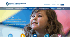 Desktop Screenshot of childrenshospital.org